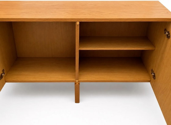 Enfilade Scandinave en Teck de Ib Kofod Larsen pour Faarup Mobelfabrik – Sideboard, Wood (photo 4 of 5)