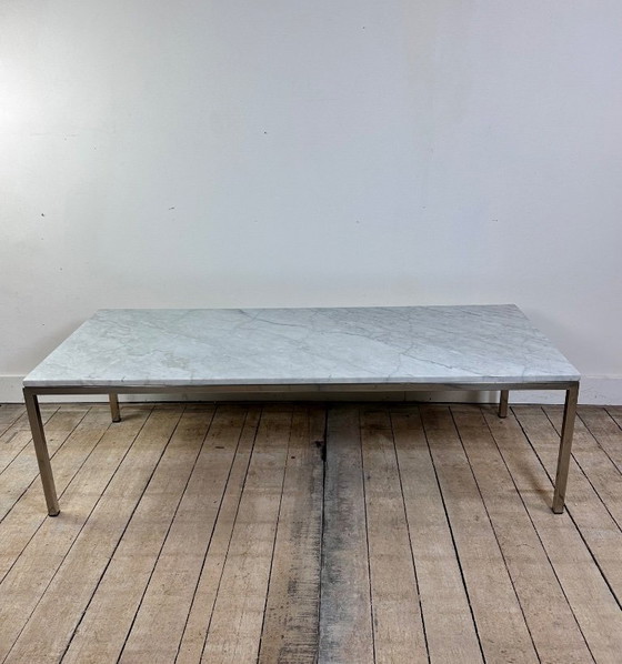 Image 1 of Knoll Int marmeren salontafel, vintage jaren 70
