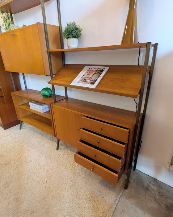 Image 1 of Vintage modulair vrijstaand wandmeubel 
