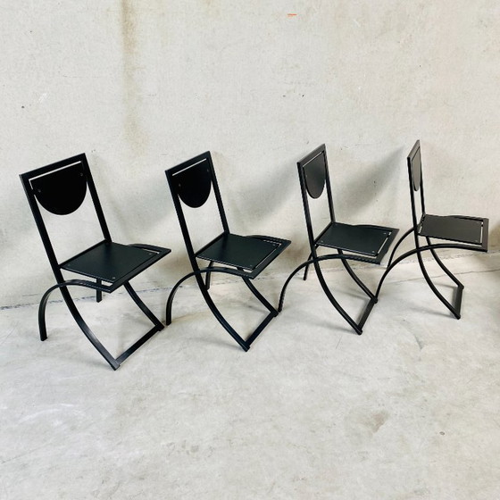 Image 1 of Mid-Century Esszimmerstühle Karl-Friedrich Förster KFF 1980