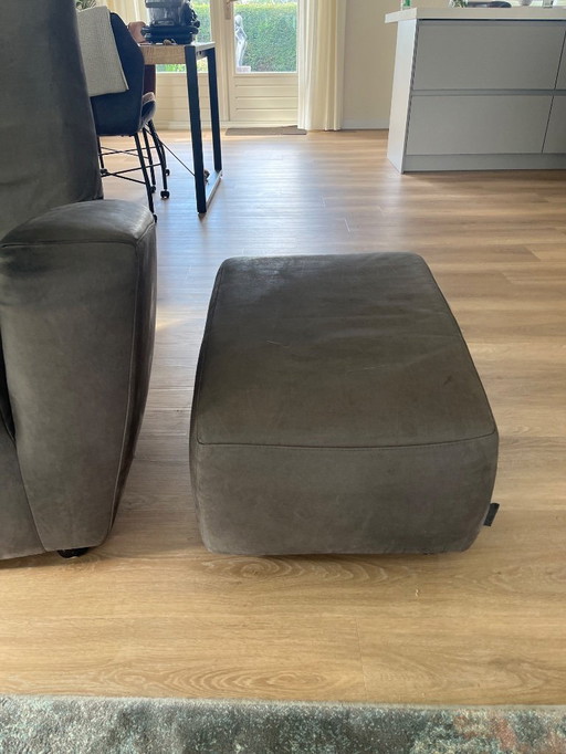 Longchair met hocker van Gerard van de Berg