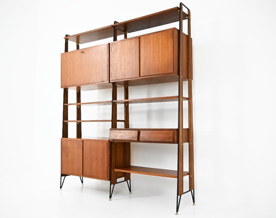 Image 1 of Mueble de pared italiano, década de 1950.