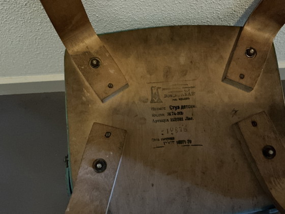 Image 1 of 2 Hochstühle, sowjetisches Design 60er/70er Jahre