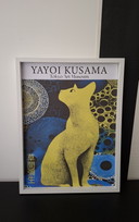 Yayoi Kusama original framed print.