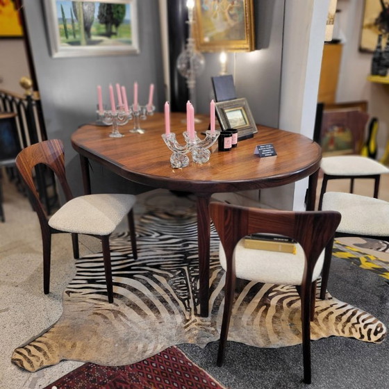 Image 1 of (5) Sedie “Peter”, Niels Koefoed per Hornslet di Koefoed, scandinavo moderno, 1957 – Danimarca