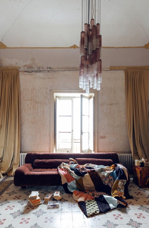 HK living X Marie Olsson Coperta Patchwork Throw