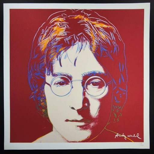 Lithographie d'Andy Warhol en édition limitée par CMOA, numérotée au crayon.