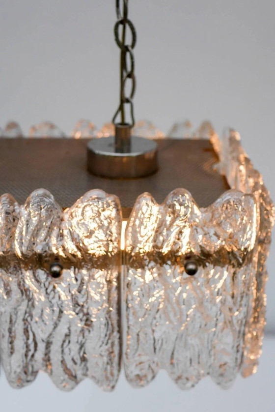 Lampada a sospensione in cristallo "Carl Fagerlund" di Orrefors, Svezia – Lampade a sospensione, Metallo (photo 4 of 16)
