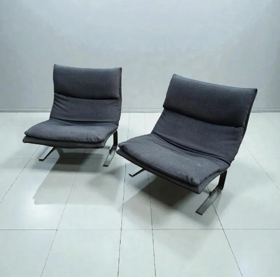 Sedie e poltrone vintage design italiano Onda Wave Giovanni Offredi / Saporiti anni '80 – Italian Design (photo 9 of 10)