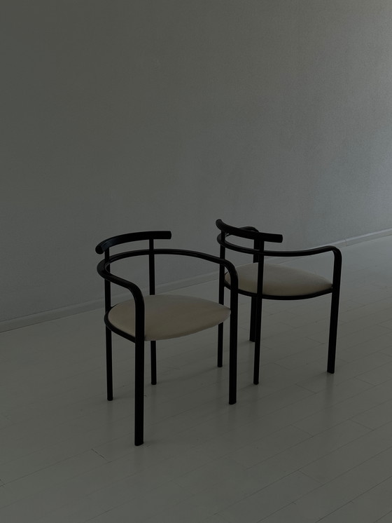 Image 1 of 6x Eetkamerstoelen ‘Segis’ Carlo Bambino Voor Martina