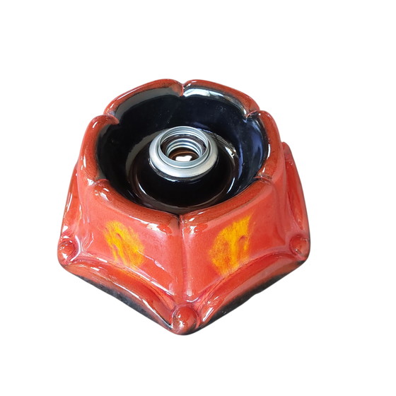 Image 1 of Vintage wandlamp keramiek 