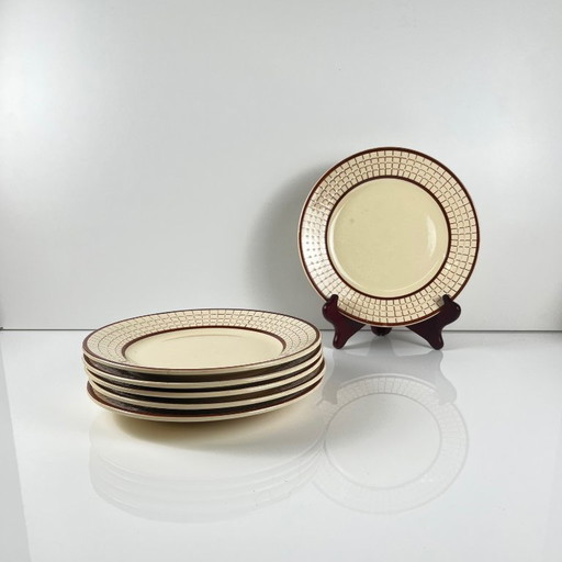 6 Longchamp "Colmar" Modell Essteller-Set