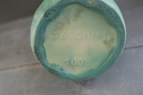 Image 1 of Art-Deco-Vase Faiencerie de Thulin Belgien 1008