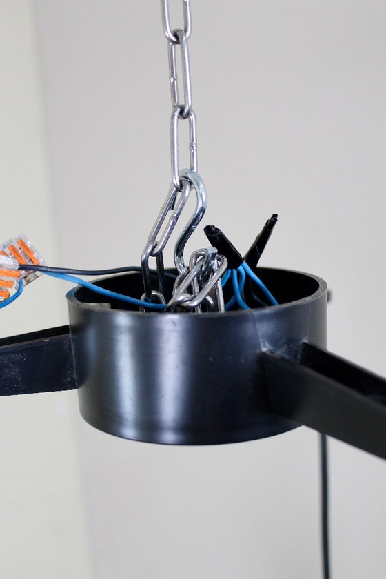 Image 1 of Lampada a cascata vintage in vetro a bolle