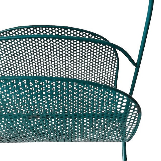 Image 1 of Portariviste e portagiornali vintage in metallo turchese, anni '80