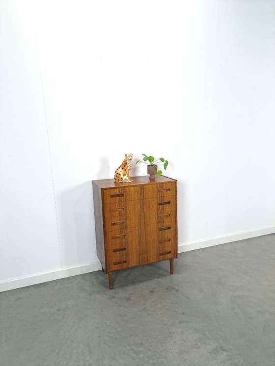 Image 1 of Mid-Century Danish Westergaards, Silkeborg rosewood chest of drawers 6 drawers