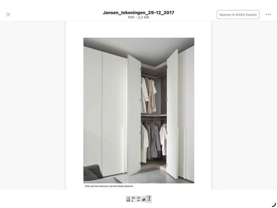 Image 1 of MAB luxury Italian design wardrobe