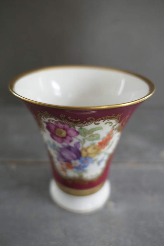 Image 1 of Vintage Vaas Bavière Schumann Arzberg Vieux Meissen