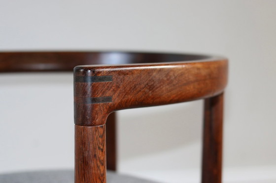 Image 1 of Fauteuil bridge scandinave palissandre Ole Gjerlov-Knudsen, 1960