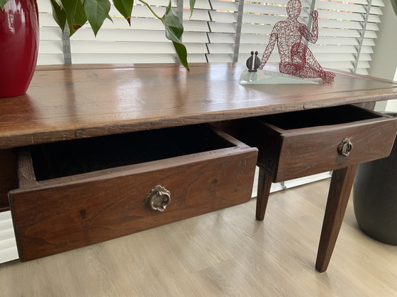 Image 1 of Antique Spanish wooden (console) table.