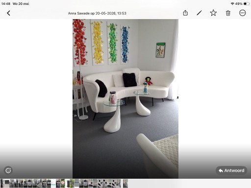 Luxuriöses weißes Lounge-Sofa