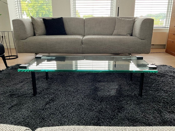 Image 1 of Gelderland 7920 T-table, Tavolino da caffè in vetro, design Bart Vos