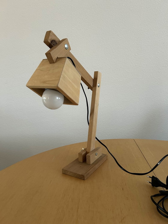 Lampade da scrivania scandinave in legno – Metal, Wood (photo 3 of 6)