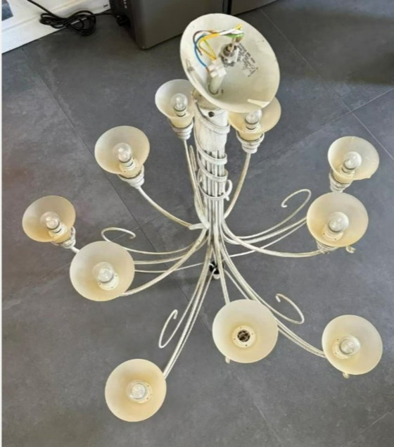 Image 1 of Très beau lustre rustique, en parfait état