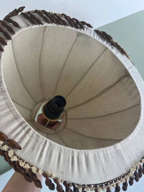 Lampada a sospensione vintage con perle di legno – Lampade a sospensione (photo 7 of 9)