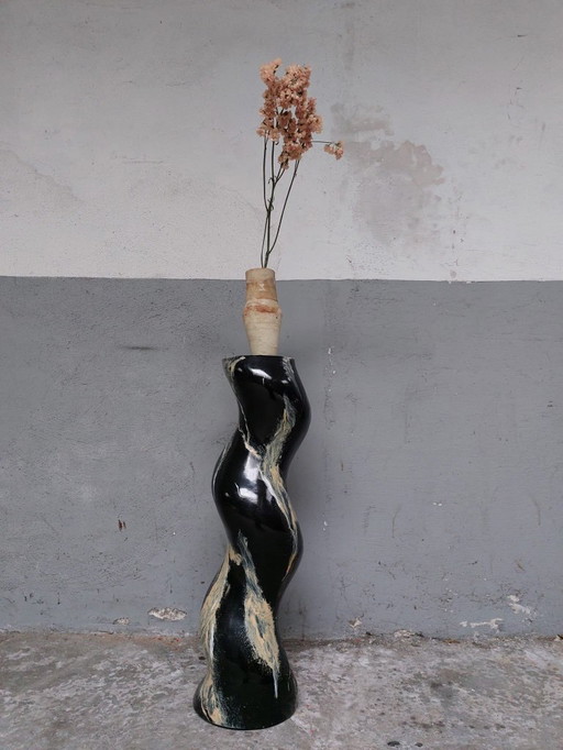 pied de stalle marble effect