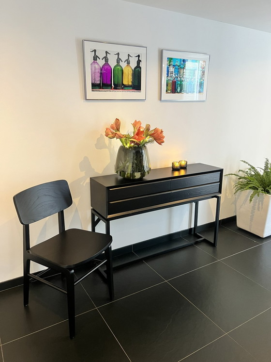 Image 1 of Scandinavian Design Sideboard / Console Table Black
