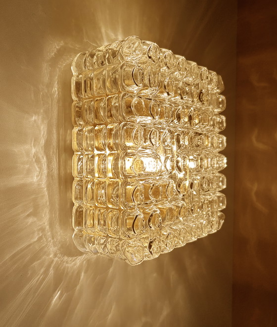 Image 1 of Mid Century Bubble Glass Wall Light / Ceiling Light