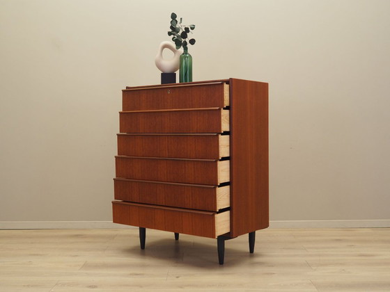 Image 1 of Cassettiera in teak, design danese, anni '70, prodotto in Danimarca