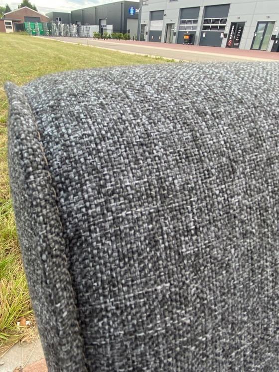 Image 1 of Sofá esquinero de tela gris oscuro Montel