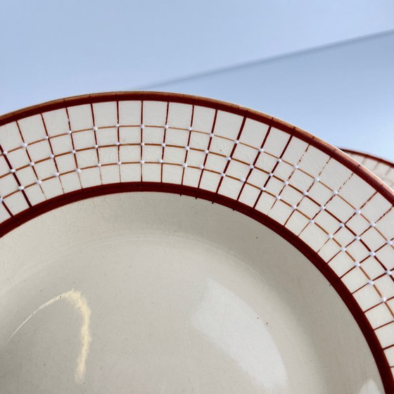 Image 1 of Set of 6 Longchamp soup plates, "Colmar" model
