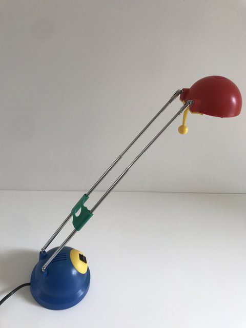 Lampada da scrivania vintage in stile Memphis "Light Force"
