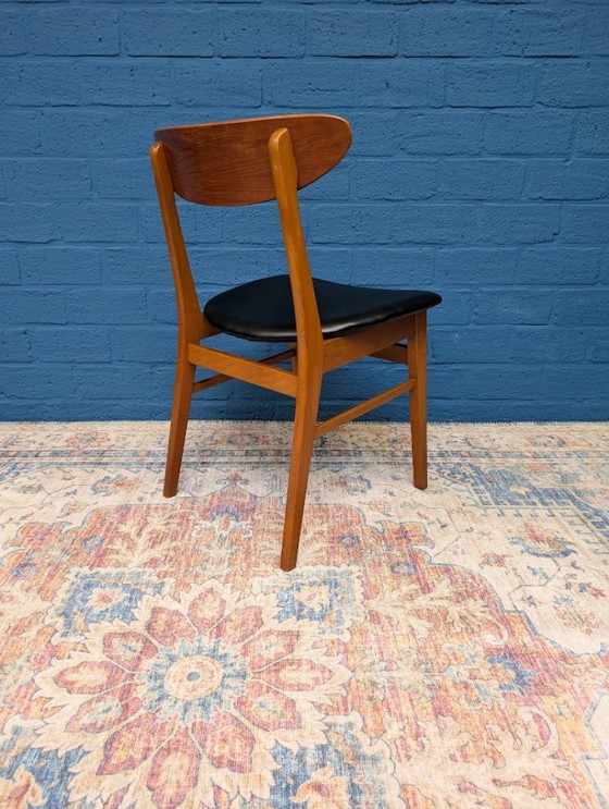 Image 1 of 6 sedie vintage di design danese, Farstrup Møbler, anni '60