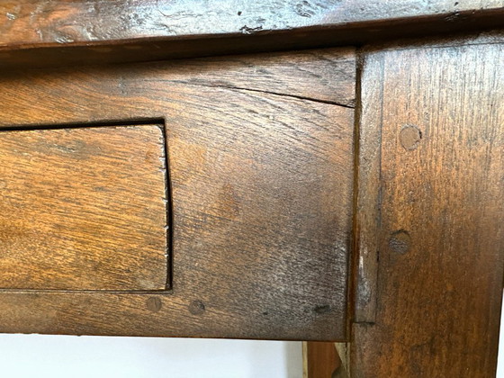 Image 1 of Tavolino laterale / consolle in autentico legno massello