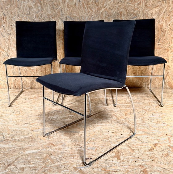 Image 1 of Set mit 4 Pendelstühlen von PASTOE by Leolux