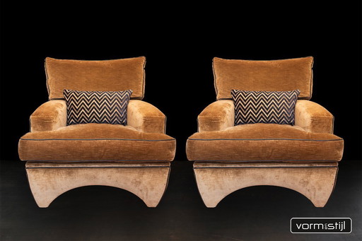 Set di 2 poltrone originali di design di Bart van Bekhoven