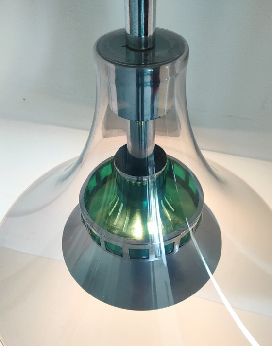 Image 1 of Rare Massive 1970s design pendant lamp (height adjustable)