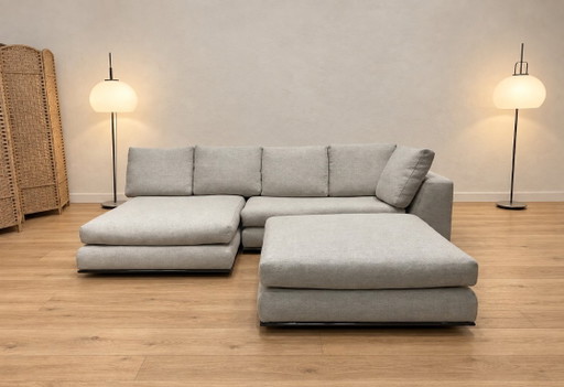 Minotti Hamilton Corner Sofa + Stool | Warranty