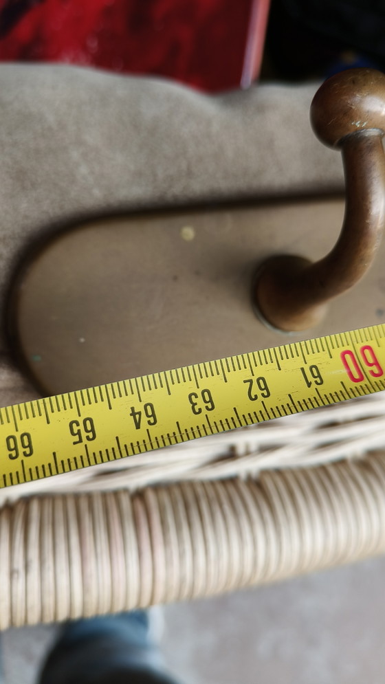 Image 1 of Industriële Zwaar Koperen Vintage Kapstok