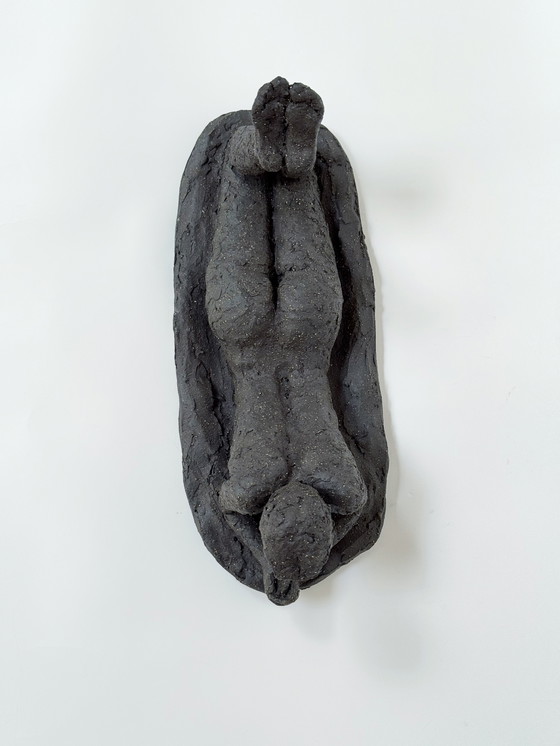 Image 1 of Yolande Ide (1931) - Terracotta Sculpture: “A Lying Woman”