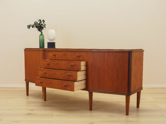 Image 1 of Aparador de teca, diseño danés, década de 1960, fabricado en Dinamarca.