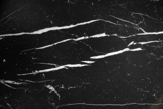Mesa de comedor ovalada Knoll Tulip original 198x121cm Nero Marquina brillante ¡¡NUEVA CONDICIÓN!! Eero (photo 13 of 15)