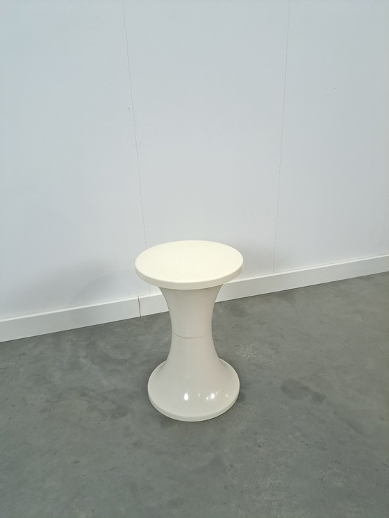 Image 1 of Plastic VEB Stool White No. 6