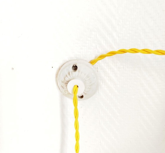 Image 1 of Vintage geëmailleerde theepot hangend