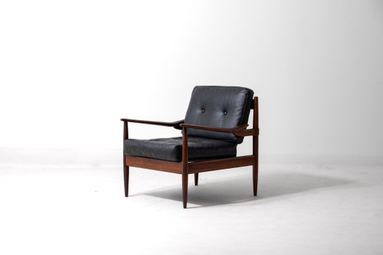 Set di poltrone lounge moderniste di BEKA, anni '60 – Legno, Pelle (photo 13 of 15)