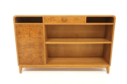 Wall-mounted oak chest of drawers, Sweden, 1960